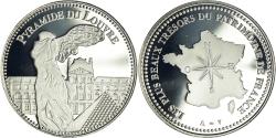 World Coins - France, Medal, Pyramide du Louvres, Paris, Patrimoine, , Copper-Nickel