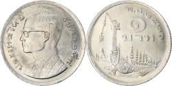 World Coins - Coin, Thailand, Rama IX, Baht, 1977, , Copper-nickel, KM:110