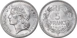World Coins - Coin, France, Lavrillier, 5 Francs, 1945, Beaumont - Le Roger,