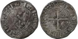 World Coins - France, Charles VI, Blanc Guénar, 1380-1422, Uncertain mint, Silver,