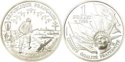 World Coins - Coin, France, Cinquantenaire du Débarquement, Franc, 1993, Paris, BE