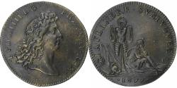 World Coins - France, Token, Louis XIV, La Flandre Subjuguée, 1677, Copper,