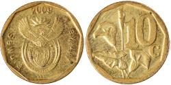 World Coins - Coin, South Africa, 10 Cents, 2009