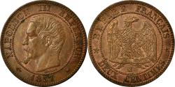 World Coins - Coin, France, Napoleon III, Napoléon III, 2 Centimes, 1857, Marseille