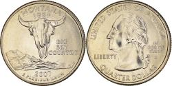 Us Coins - Coin, United States, Quarter, 2007, U.S. Mint, Denver, Montana 1887,