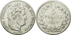 World Coins - Coin, France, Louis-Philippe, 5 Francs, 1834, Lille, , Silver
