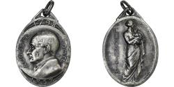 World Coins - France, Medal, Auguste Comte, n.d., Silver,