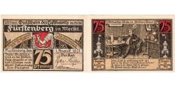 World Coins - Germany, Furstenberg in Meckl, 75 Pfennig, 1921-08-01, UNC(63)