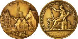 World Coins - France, Medal, Chambre de Commerce de Strasbourg, 1923, Dropsy,
