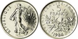 World Coins - Coin, France, Semeuse, 5 Francs, 1984, Paris, , Nickel Clad