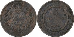 World Coins - Italy, Kingdom of Sardinia, Carlo Felice, 5 Centesimi, 1826, Torino, Copper