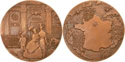 World Coins - France, Medal, Banque, Société Générale, 1964, Revol, , Bronze