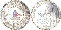 World Coins - France, Medal, L'Europe des XXVIII, Centenaire de la Grande Guerre, Politics
