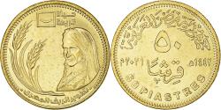 World Coins - Coin, Egypt, Vie décente, 50 Piastres, 2021, , Acier plaqué laiton