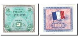 World Coins - France, 2 Francs, Flag/France, 1944, 1944, UNC(65-70), Fayette:VF16.2, KM:114b