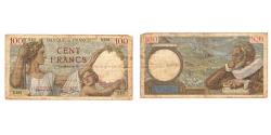 World Coins - France, 100 Francs, Sully, 1939, R.258, VG(8-10), Fayette:26.3, KM:94