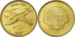 World Coins - France, Token, Collection Shell, Bell XS1, Bronze-Aluminium,