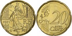 World Coins - France, 20 Euro Cent, 2021, Paris, , Brass, KM:1411