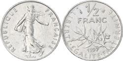 World Coins - Coin, France, Semeuse, 1/2 Franc, 1997, Paris, , Nickel, KM:931.1