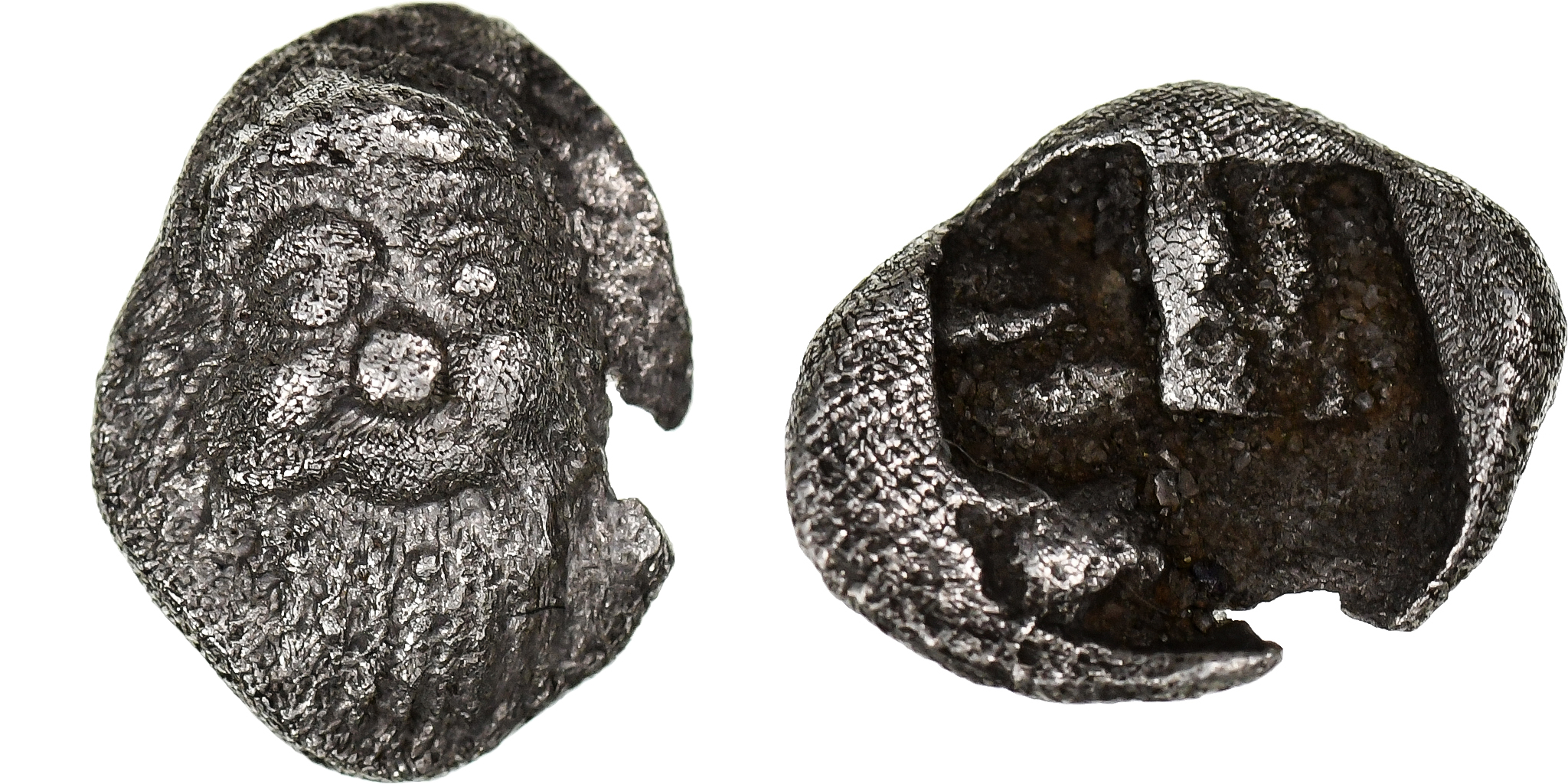 Lesbos, Hemiobol, ca. 500/480-460 BC, Methymna, Silver, | Greek Coins