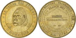 World Coins - France, Token, Romagne - Vallée des Singes n°4, 2011, Copper-nickel Aluminium