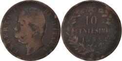World Coins - Italy, Umberto I, 10 Centesimi, 1893, Rome, Copper, , KM:27.2