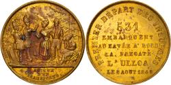 World Coins - Algeria, Token, Premier Départ des Insurgés, Frégate l'Ulloa, Le Havre, 1848
