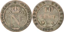 World Coins - Coin, France, Napoléon I, 10 Centimes, 1808, Paris, , Billon
