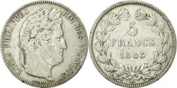 World Coins - Coin, France, Louis-Philippe, 5 Francs, 1843, Bordeaux, , Silver