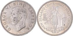 World Coins - Coin, New Zealand, George VI, Centennial, 1/2 Crown, 1940, British Royal Mint