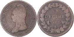 World Coins - Coin, France, Dupré, Decime, AN 7, Paris, , Copper, Gadoury:187