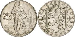 World Coins - Czechoslovakia, 25 Korun, 1954, Silver, , KM:41