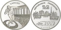 World Coins - France, 1-1/2 Euro, Athlétisme, Lancer, 2003, Paris, Silver, , KM:1843