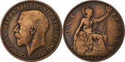 World Coins - Great Britain, George V, Penny, 1921, Bronze, , KM:810