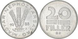World Coins - Coin, Hungary, 20 Fillér, 1988, Budapest, , Aluminum, KM:573