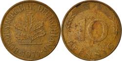 World Coins - Coin, GERMANY - FEDERAL REPUBLIC, 10 Pfennig, 1971, Hambourg, , Brass