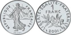 World Coins - France, Semeuse, 1 Franc, 2001, Paris, Série BE, , Nickel, KM:925.2