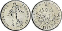 World Coins - Coin, France, Semeuse, 5 Francs, 1975, Paris, série FDC, , Nickel Clad