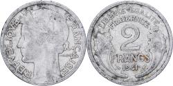 World Coins - France, 2 Francs, Morlon, 1941, Paris, Aluminum, , KM:886a.1