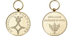 World Coins - France, Commémorative d'Afrique du Nord, Medal, Excellent Quality, Gilt Bronze