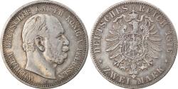 World Coins - Coin, German States, PRUSSIA, Wilhelm I, 2 Mark, 1876, Cleves,