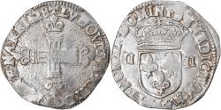 World Coins - Coin, France, Louis XIII, 1/4 Écu à la croix, 1628, Bayonne,