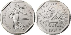 World Coins - France, 2 Francs, Semeuse, 1981, MDP, Nickel, , Gadoury:547, KM:942.1