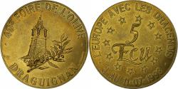 World Coins - France, 5 Ecus, Draguignan, 40ème Foire de l'Olive, 1993, Aluminium, Cardot