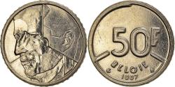 World Coins - Coin, Belgium, Baudouin I, 50 Francs, 50 Frank, 1987, Brussels, Belgium