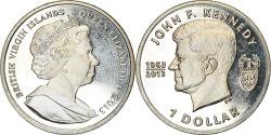 World Coins - Coin, BRITISH VIRGIN ISLANDS, Dollar, 2013, Franklin Mint, John F. Kennedy
