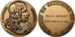 World Coins - France, Medal, Colbert, Chambre de Commerce de Reims, 2003, Depaulis,