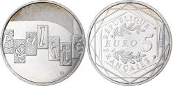 World Coins - France, 5 Euro, Egalité, 2013, MDP, Silver,