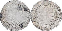 World Coins - France, Charles VI, Blanc Guénar, 1380-1422, Romans, Billon,