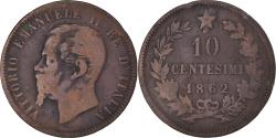 World Coins - Coin, Italy, Vittorio Emanuele II, 10 Centesimi, 1862, Paris, , Copper